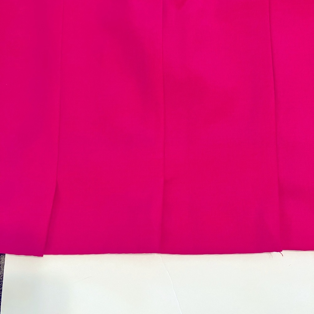 Escada Lollipop Pink 100% Pure Virgin Wool Skirt very smooth feel EU sz 42 US 10 - Picture 5 of 7